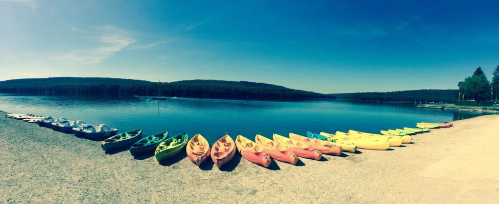 canoe kayak au lac des Vieilles Forges